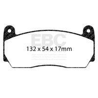 EBC Racing 12-19 BMW 3-Series (F30/F31/F34) Apollo-4 Caliper Yellowstuff Racing Brake Pad