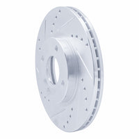 R1 Concepts R1 14-23 Ford Fiesta (USA/Canada) Front Left Drilled & Slotted Silver Brake Rotor