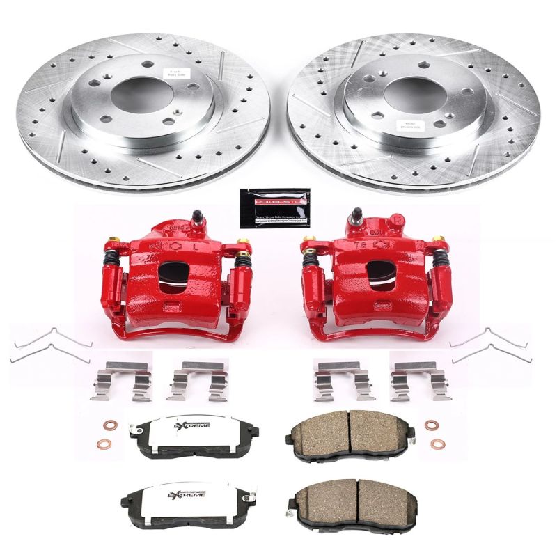 PowerStop Power Stop 1999 Nissan Maxima Front Z26 Street Warrior Brake Kit w/Calipers