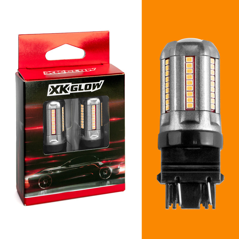 XKGLOW XK Glow 2pc Amber 3157 Auto Bulb