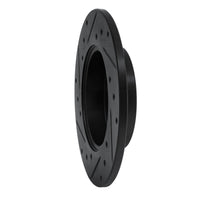 R1 Concepts R1 83-90 Toyota Tercel Front Right Drilled & Slotted Black Brake Rotor