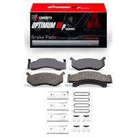 R1 Concepts R1 73-97 Chrysler Imperial Front Optimum OE Brake Pads & Hardware Kit