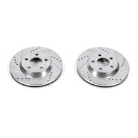 PowerStop Power Stop 2005 Buick LeSabre Front Evolution Drilled & Slotted Rotors - Pair