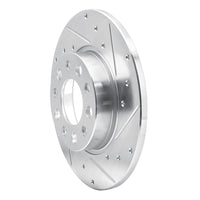 R1 Concepts R1 15-25 Alfa Romeo Tonale Rear Right Drilled & Slotted Silver Brake Rotor