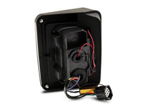 Raxiom 07-18 Jeep Wrangler JK Axial Series LED Tail Lights- Black Housing (Clear Lens)