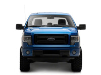 Raxiom 09-14 Ford F-150 Axial Series Headlights w/ LED Bar- Black Housing (Clear Lens)