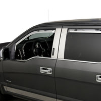 Putco 17-20 Ford SuperDuty - Crew Cab (Set of 4) Element Chrome Window Visors