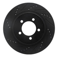 R1 Concepts R1 02-05 Ford Explorer Front Left Drilled & Slotted Black Brake Rotor