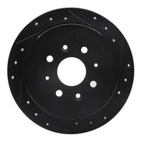 R1 Concepts R1 97-02 Peugeot 306 (Mexico) Rear Right Drilled & Slotted Black Brake Rotor