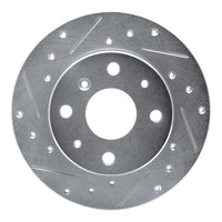 R1 Concepts R1 88-92 Daihatsu CHARADE Front Left Drilled & Slotted Silver Brake Rotor
