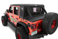 Bestop 18-23 Jeep Wrangler JL 4-Door Halftop Conversion Kit (Black Diamond)