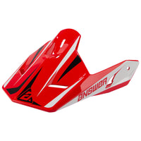 Answer 26 AR1 Mototown Glossy Visor - Red/White/Black