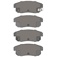 R1 Concepts R1 04-11 Mazda RX-8 Rear Optimum OE Brake Pads