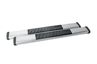 Dee Zee Universal Tubes - 6In Oval - Brite Tread Aluminum (RegCab)