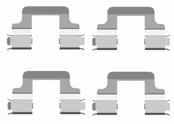 TEXTAR 82502000 Brake Pad Fitting Kit