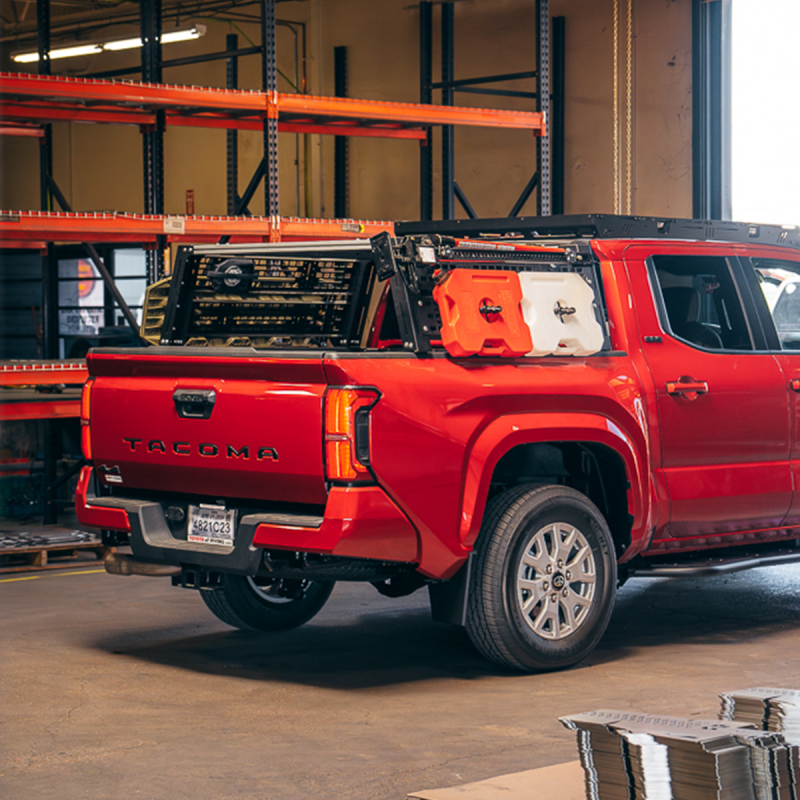 Cali Raised LED Cali Raised Overland Bed Rack For 2024+ Toyota Tacoma - Short Bed Low Profile Rack