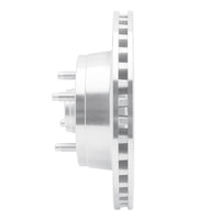 R1 Concepts R1 93-93 Ford Mustang Front Right Drilled & Slotted Silver Brake Rotor