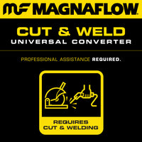 MagnaFlow Universal Catalytic Converter 2.5inch C/C 5inch spun body