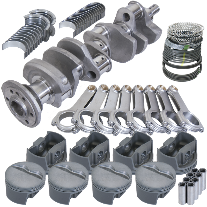 Eagle Chevy 350 3.750in Crank 5.700in H-Beam -5cc Flat Top 4.060in Pistons Rotating Assembly