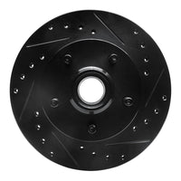 R1 Concepts R1 98-02 Ford Ranger (USA/Canada) Front Right Drilled & Slotted Black Brake Rotor