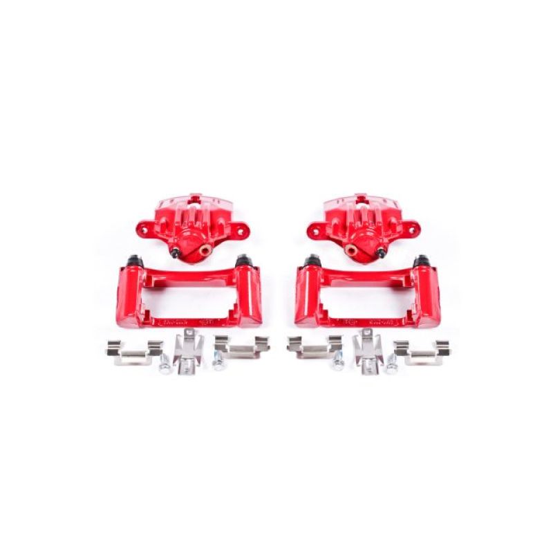 PowerStop Power Stop 98-02 Chevrolet Camaro Rear Red Calipers w/Brackets - Pair