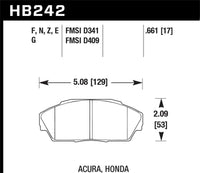 Hawk Performance Hawk HP+ Street Brake Pads