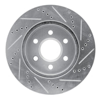 R1 Concepts R1 98-99 Cadillac DEVILLE Front Left Drilled & Slotted Silver Brake Rotor