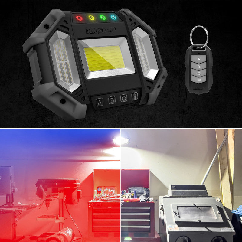XKGLOW XK Glow Xdefender 7 Mode LED Work Security Light w/ Remote