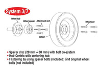Eibach Pro-Spacer System 16-17 Ford Focus RS 15mm Thickness