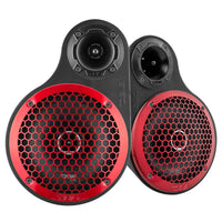 DS18 8in 2-Way Speaker Pods Fits 2x 8in Speakers 2x 3.78in Tweeters Speakers Not Included