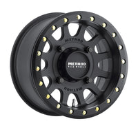 Method Wheels Method MR401 UTV Beadlock 15x7 / 4+3/13mm Offset / 4x156 / 132mm CB Matte Black Wheel