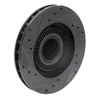 R1 Concepts R1 95-97 Ford Ranger (USA/Canada) Front Right Drilled & Slotted Black Brake Rotor