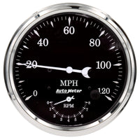 AutoMeter Auto Meter Old Tyme Black Tach/Speedo 5in. - 120mph & 8k RPM