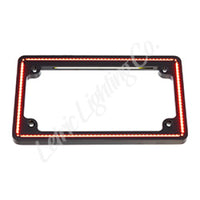 Letric Lighting 14+ Indian Twin Perfect Plate License Plate Frame Matte Black