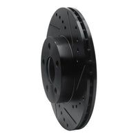R1 Concepts R1 90-05 Buick Skylark Front Right Drilled & Slotted Black Brake Rotor