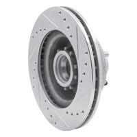 R1 Concepts R1 1973-1989 Chrysler New Yorker Front Left Drilled & Slotted Silver Brake Rotor