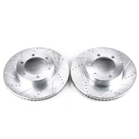 PowerStop Power Stop 01-07 Toyota Sequoia Front Evolution Drilled & Slotted Rotors - Pair