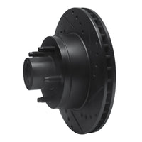R1 Concepts R1 79-91 Ford Country Squire Front Right Drilled & Slotted Black Brake Rotor