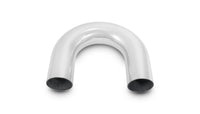 Vibrant 2in O.D. Universal Aluminum Tubing (180 degree Bend) - Polished