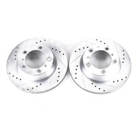 PowerStop Power Stop 17-19 Porsche 718 Boxster Rear Evolution Drilled & Slotted Rotors - Pair