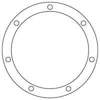 Cometic Gasket Cometic Ford 8BA/8CM Flathead V8 24 Bolt .031 inch Fiber Oil Pan Clean Out Gasket