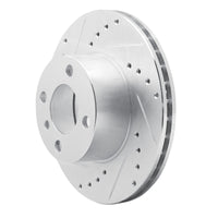 R1 Concepts R1 76-77 BMW 320I (USA/Canada) Front Left Drilled & Slotted Silver Brake Rotor