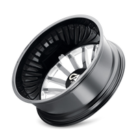 Cali Off-Road 9110D Summit Dually 20x8.25 / 8x210 BP / -232mm OS / 154.2mm Hub Gls Blk Mill Wheel