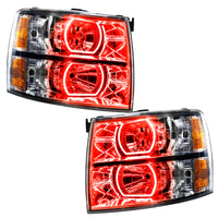 ORACLE Lighting Oracle 07-13 Chevrolet Silverado SMD HL - Square Style - ColorSHIFT w/ Simple Controller
