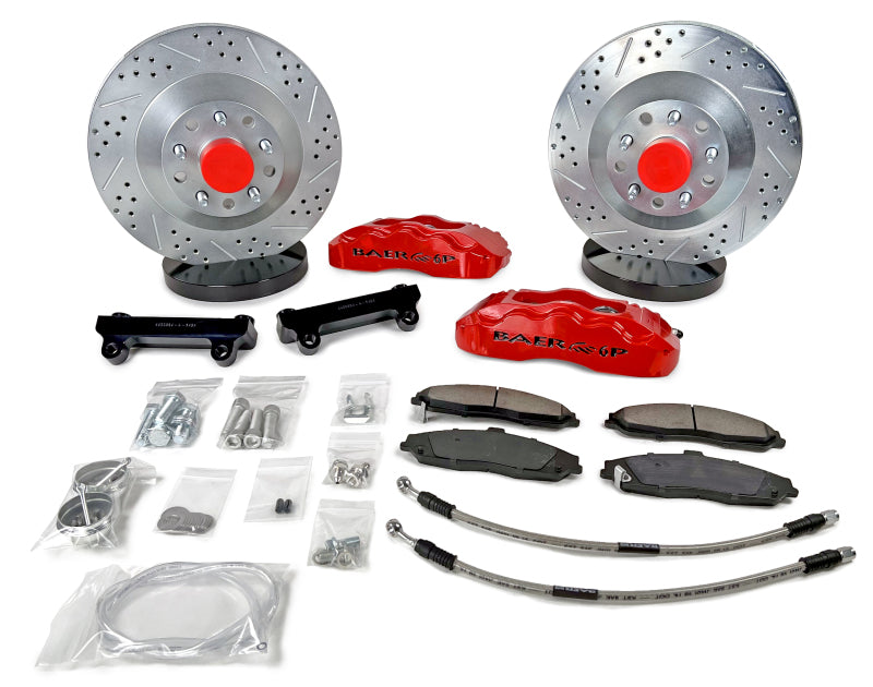 Baer Brakes 64-72 Buick Skylark 13in Pro Front SDZ Brake Kit - Grabber Blue