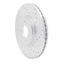 R1 Concepts R1 18-22 Ford Ecosport Front Right Drilled & Slotted Silver Brake Rotor