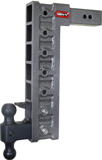 GEN-Y Hitch Gen-Y Mega Duty 2.5in Shank 18in Drop 21K Hitch w/GH-061 Dual-Ball/Pintle Lock/Stabilizer Kit