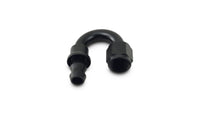 Vibrant -12AN Push-On 180 Deg Hose End Fitting - Aluminum