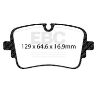 EBC 20-24 Audi A8 Quattro D5 3.0T/Electric Hybrid Bluestuff Rear Brake Pads
