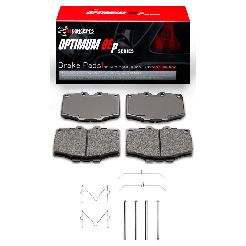 R1 Concepts R1 1976-1989 Toyota 4Runner Front R1 Optimum OE Pads & Hardware Kit